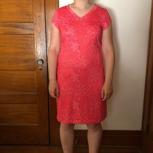 L.L.Bean Sport Dresses in Pink & Blue Floral